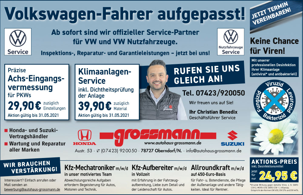 VW Anzeige 05 2021 Startseite